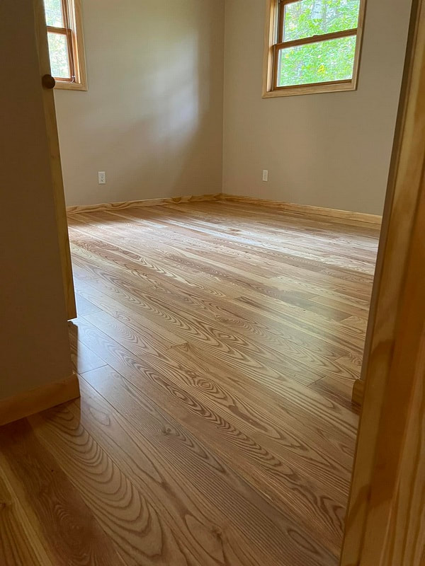 White Ash hardwood flooring